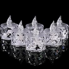 Flameless LED Crystal Candle Light