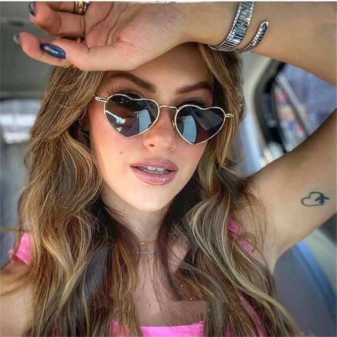 UV400 Protection Heart-Shaped Sunglasses