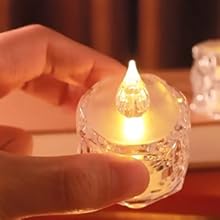 Flameless LED Crystal Candle Light