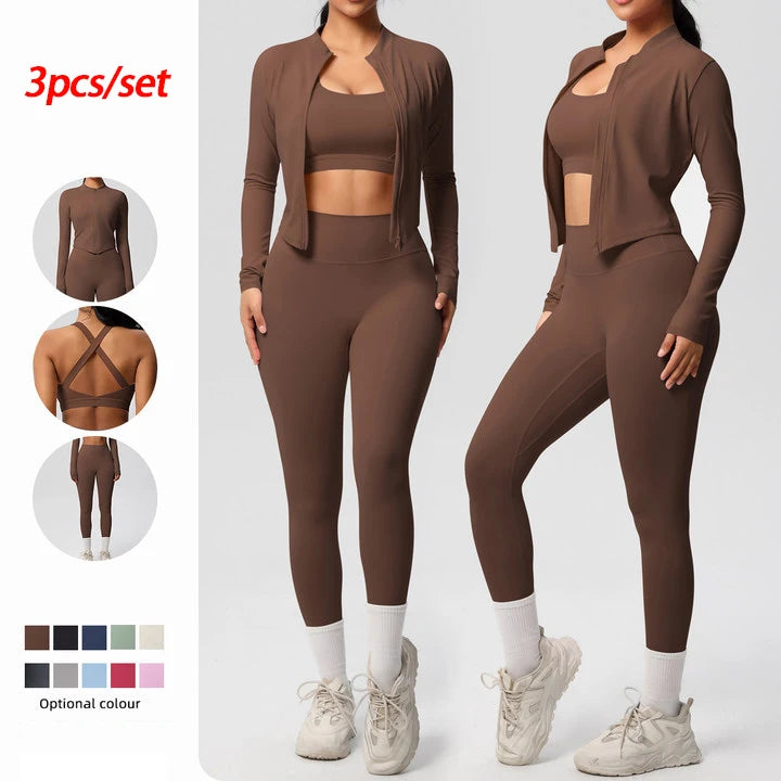 3pcs Sportswear Yoga Set