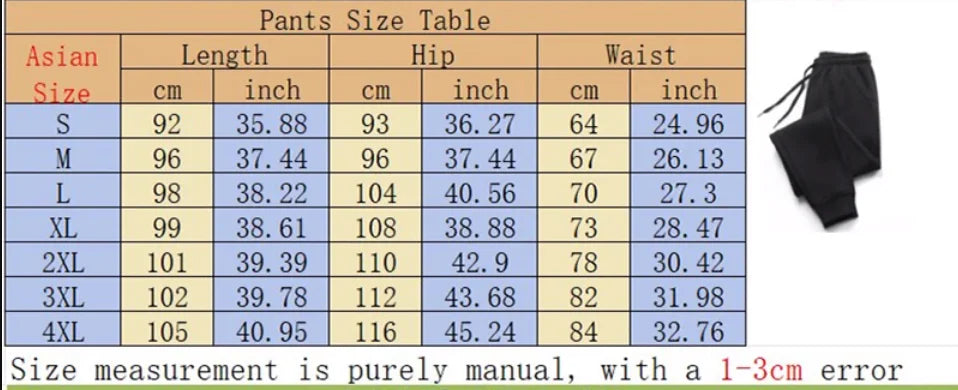 Unisex Casual Printed Sports Running Trousers