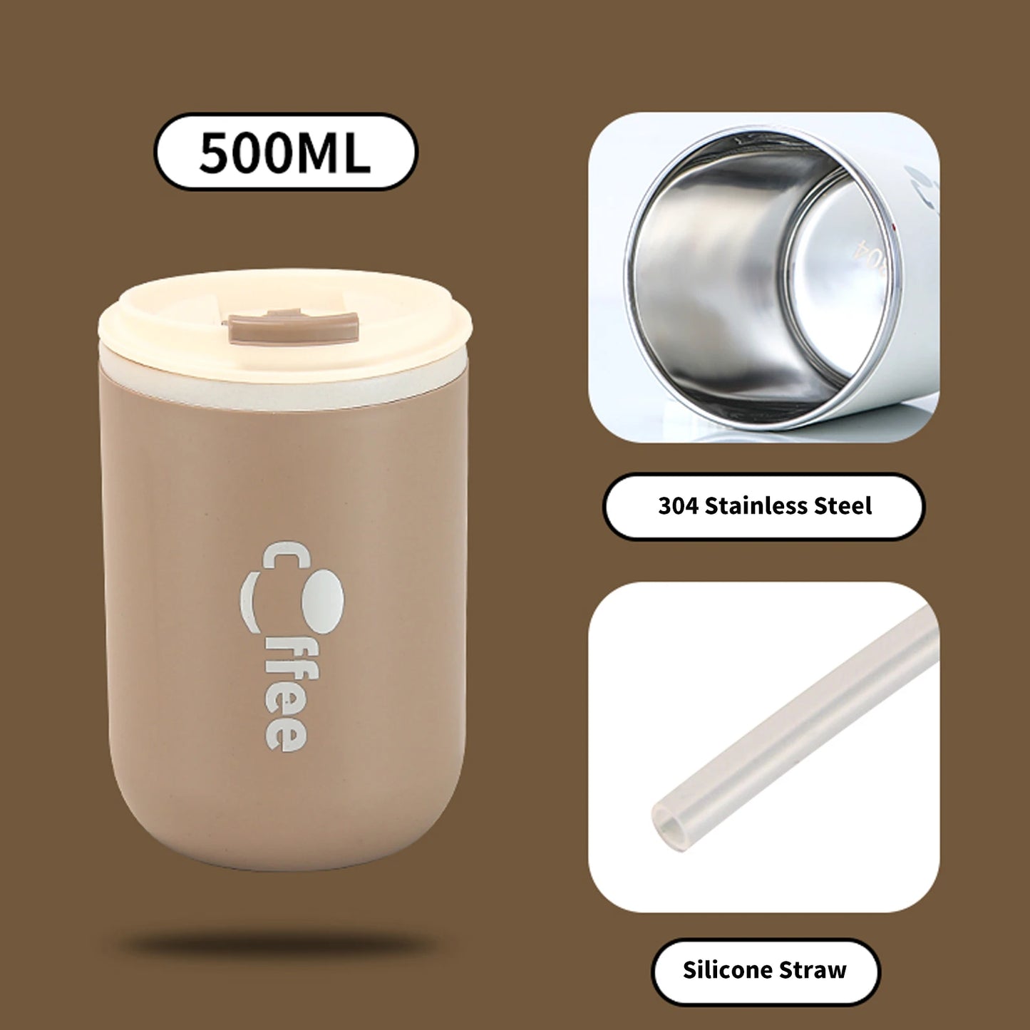 Leakproof Tea Milk Coffee Mug