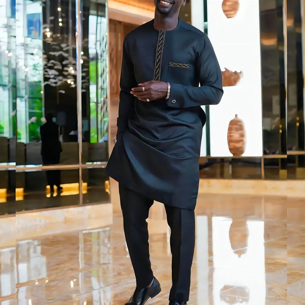 African Traditional Fashionable Men's Suit