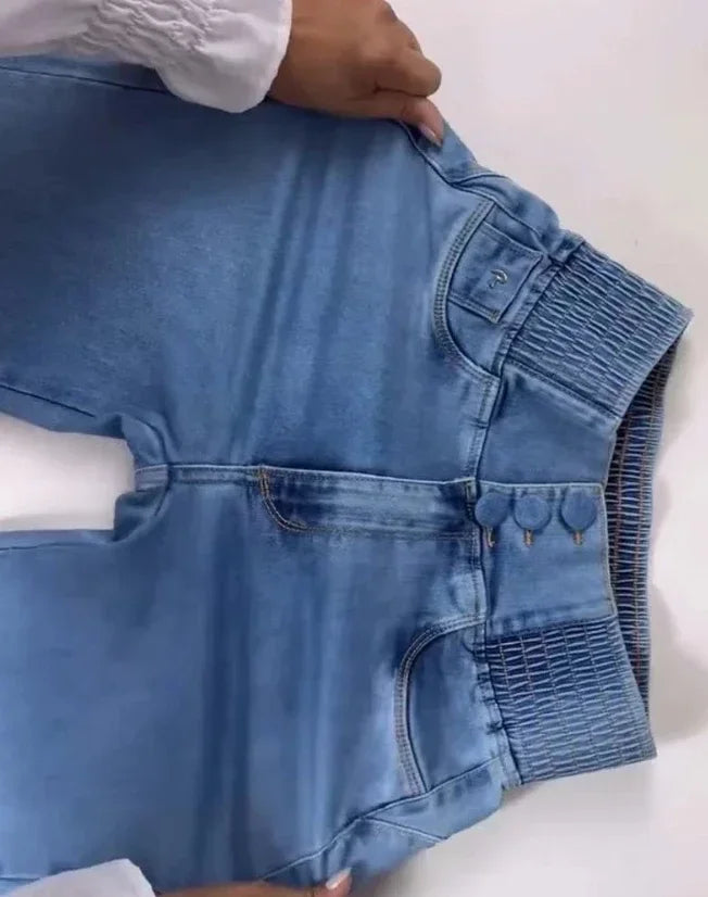 Casual Female High Waist Jeans