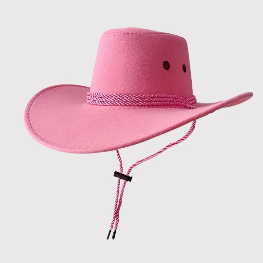 Unisex Western Wide Brim Fedoras Hat