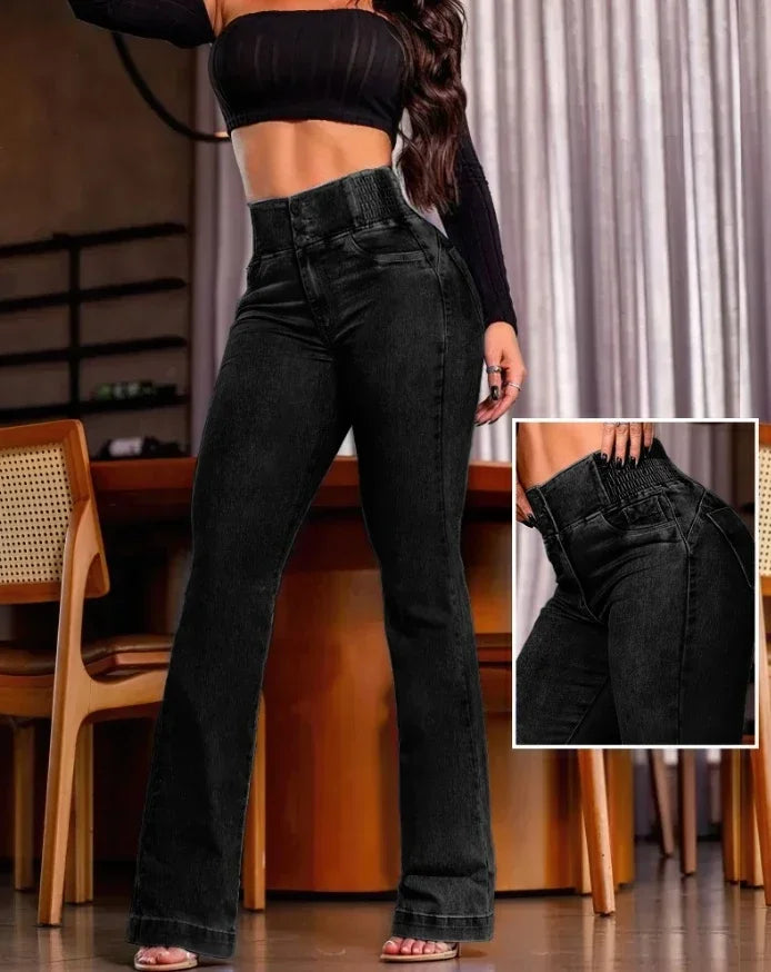 Casual Female High Waist Jeans
