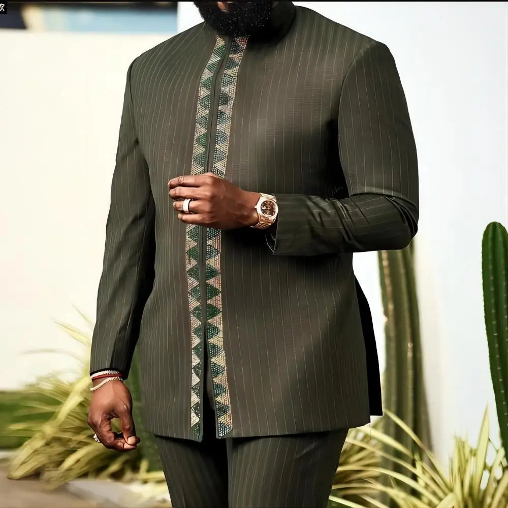 African Traditional Fashionable Men's Suit