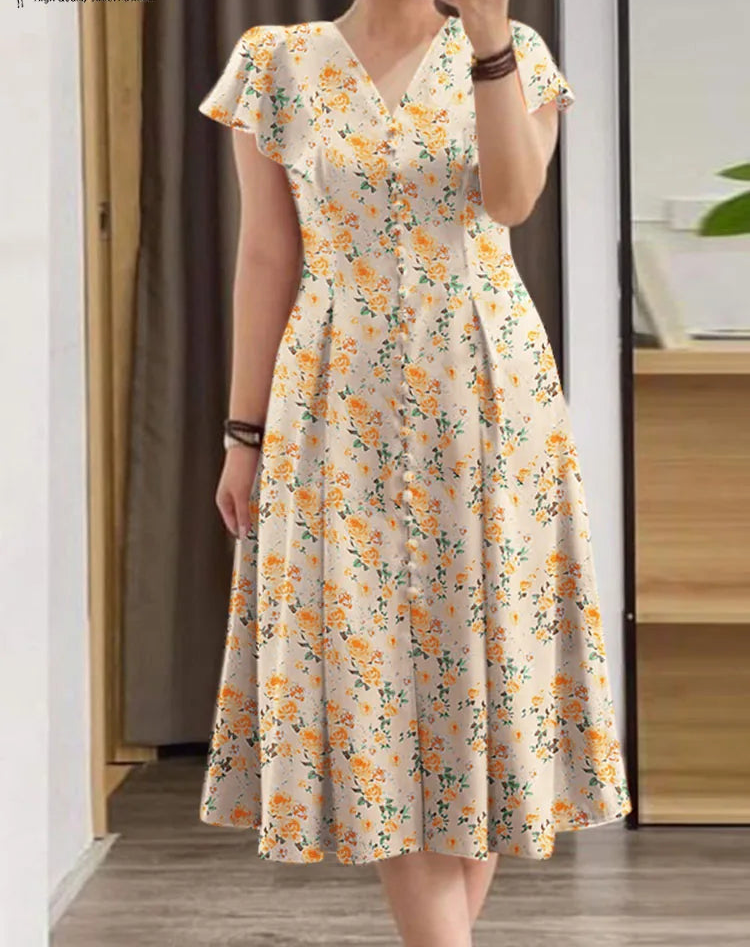 Elegant Floral Dress
