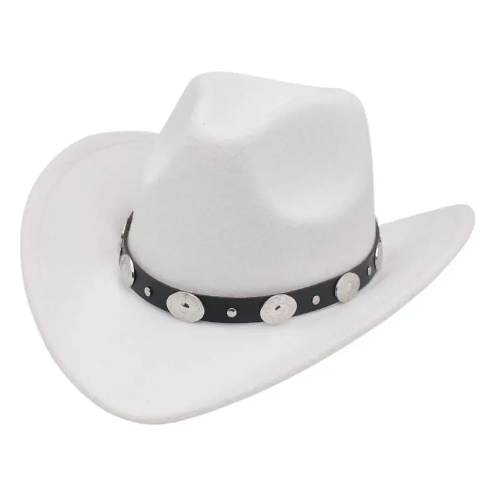 Unisex Western Wide Brim Fedoras Hat