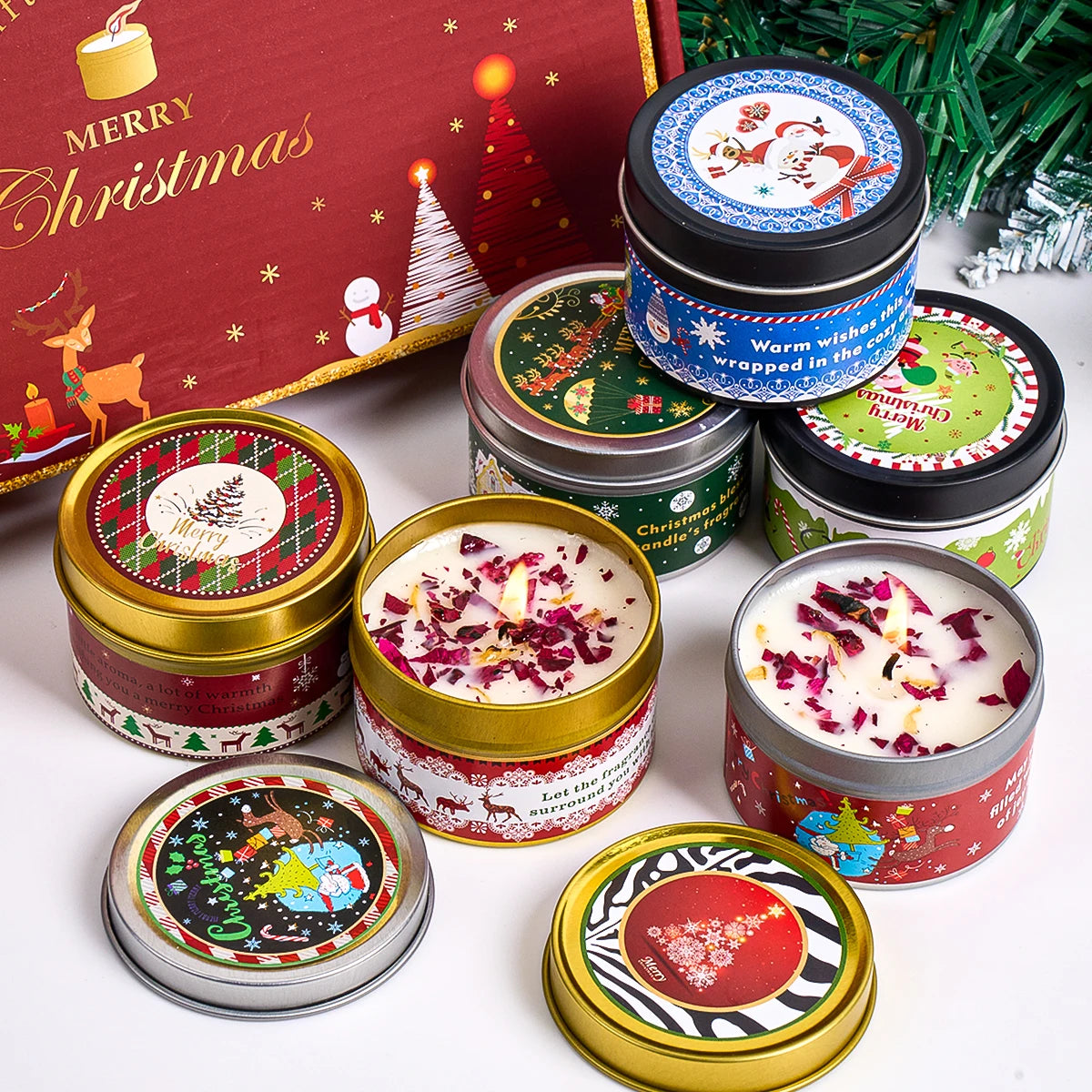 Christmas Fragrance Candle Jar
