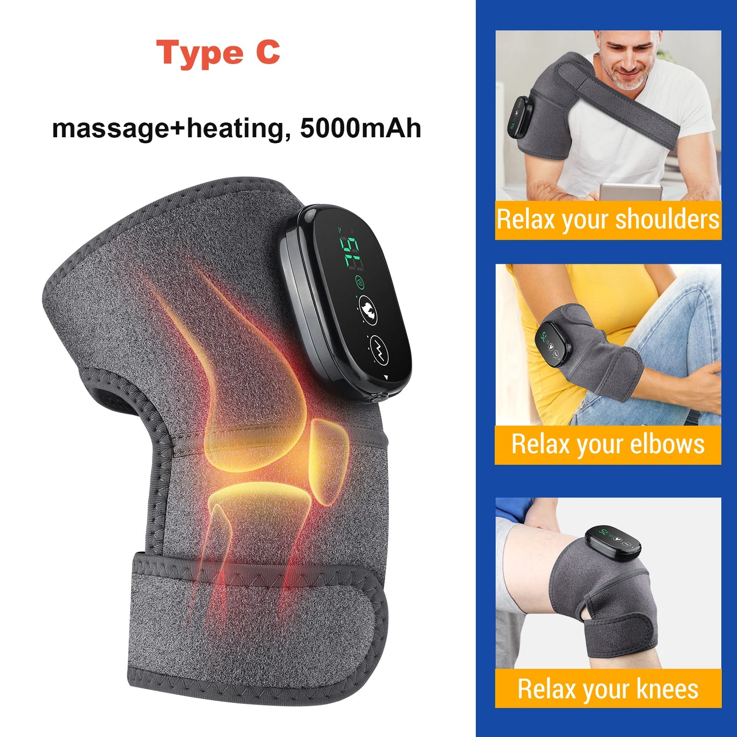Multifunctional Neck, Back & Waist Massager Belt