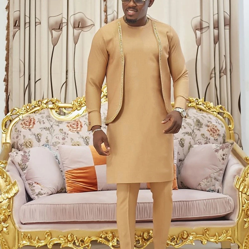 African Traditional Fashionable Men's Suit