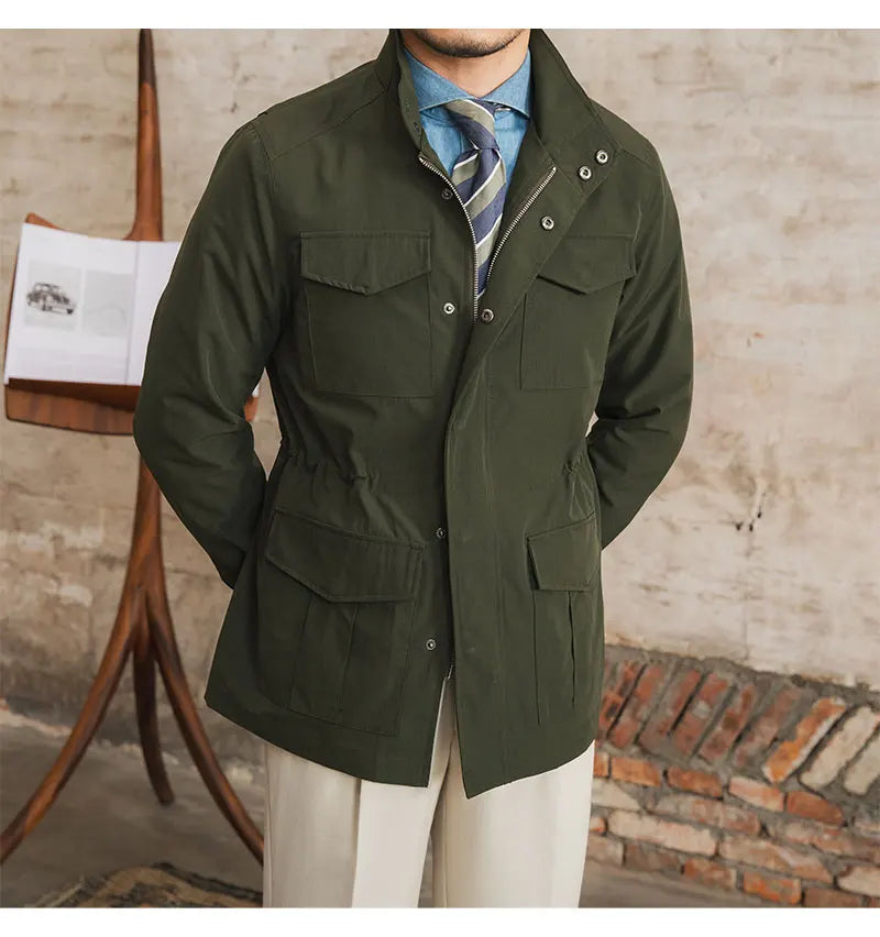 Retro Hunting Men's  Waterproof Jacket