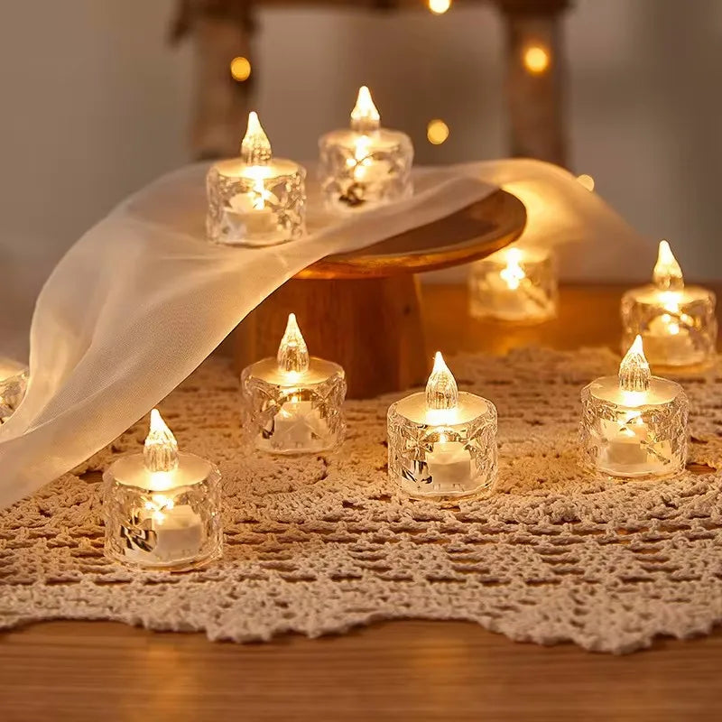 Flameless LED Crystal Candle Light