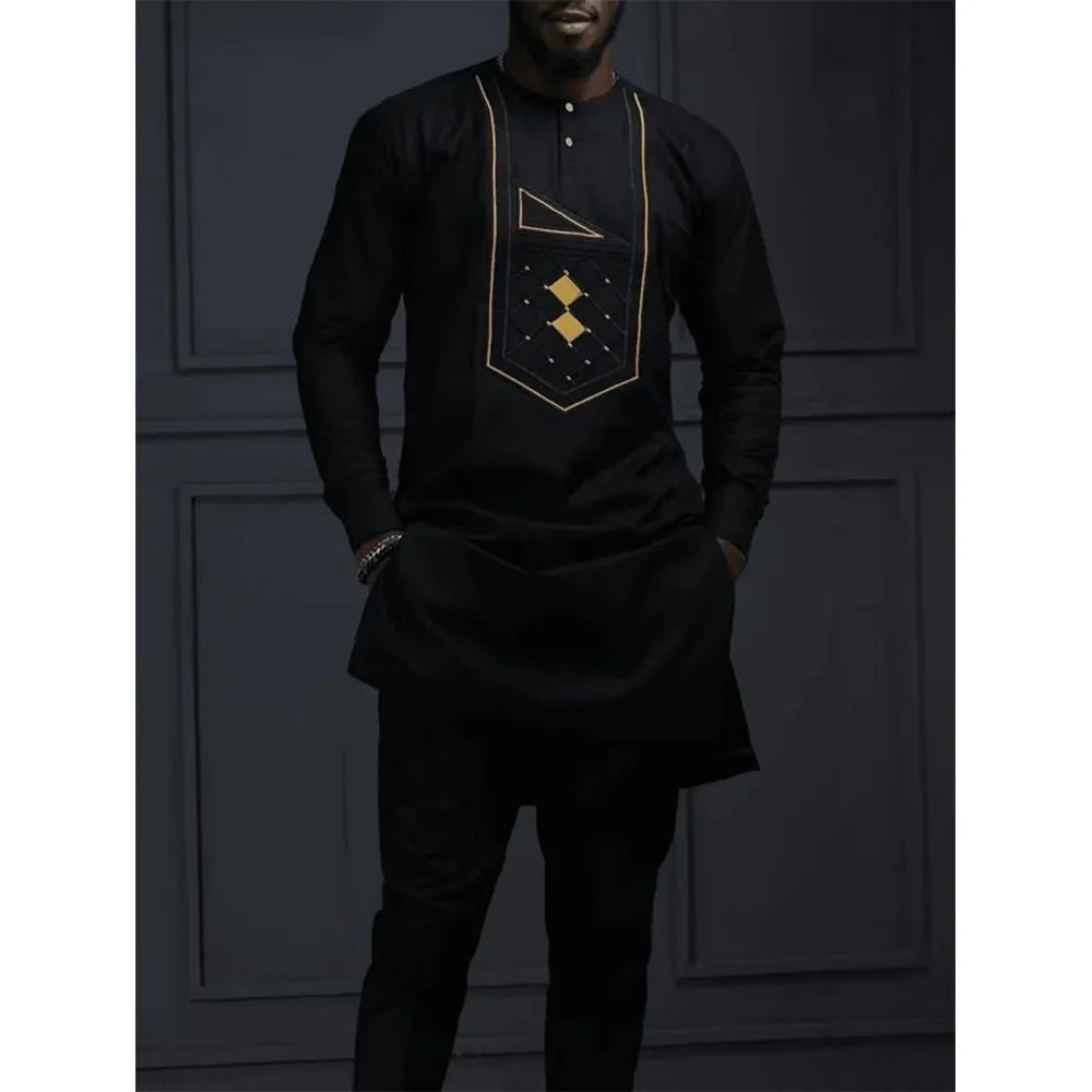 African Traditional Fashionable Men's Suit