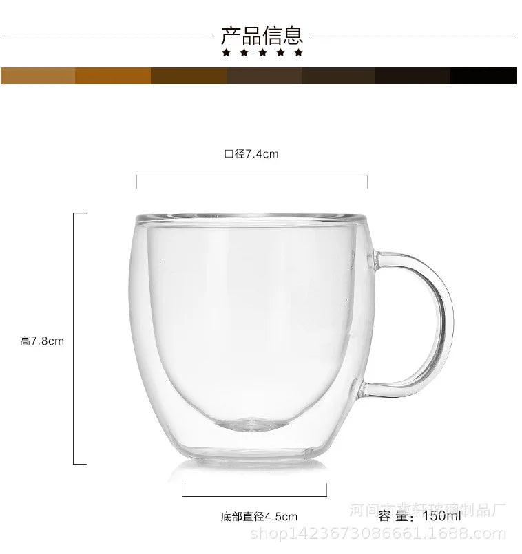 Heat Resistant Double Wall Coffee Cup