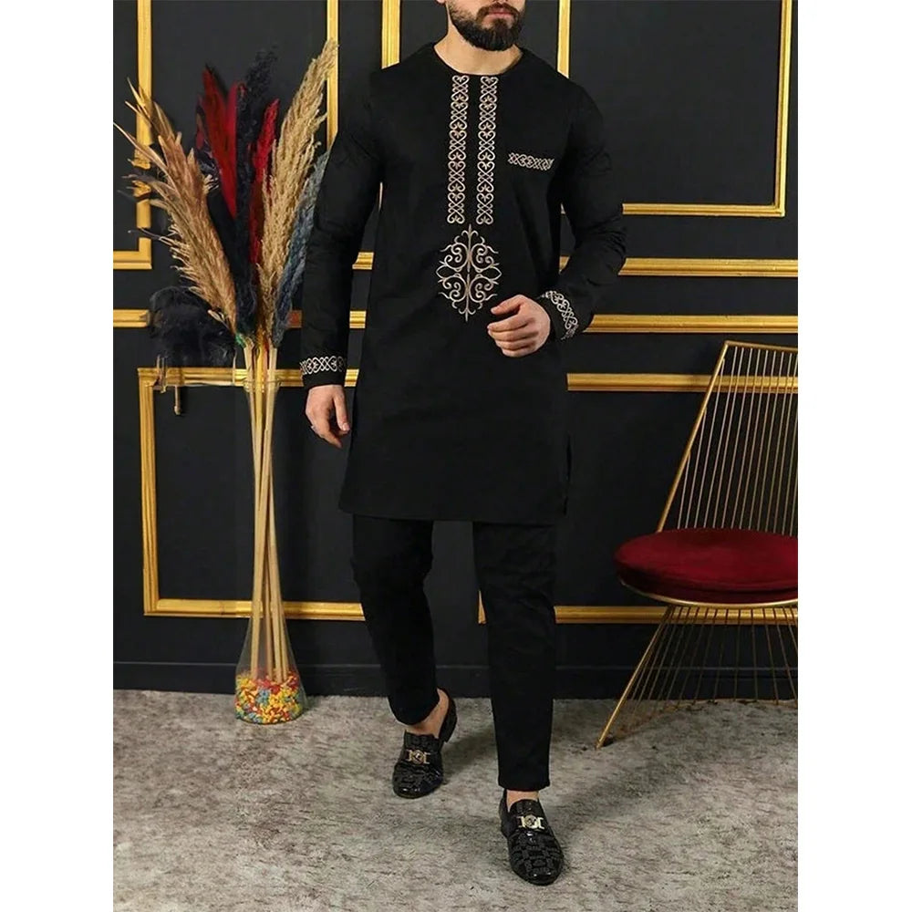 African Traditional Fashionable Men's Suit