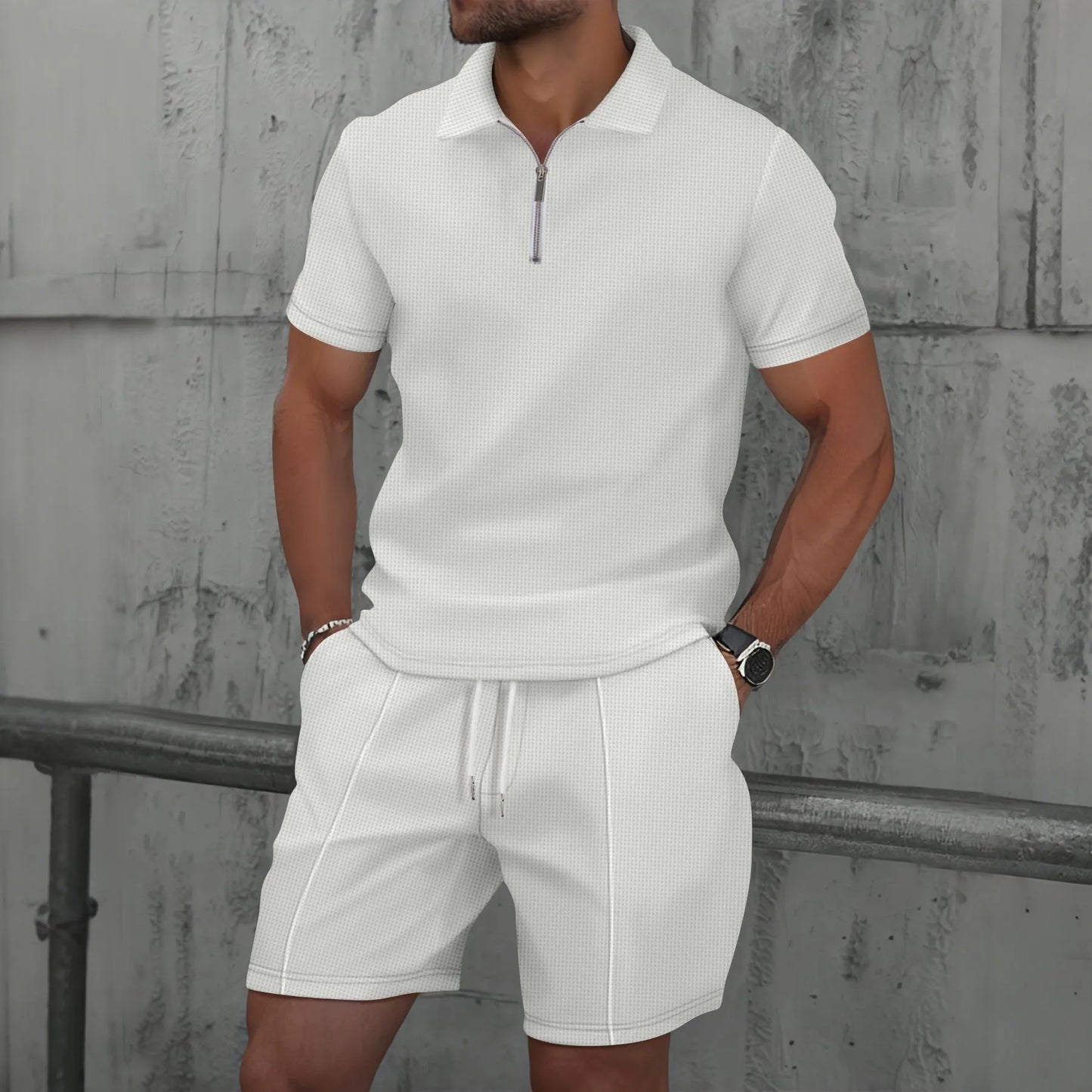 Smmer Waffle Two-Piece Sets