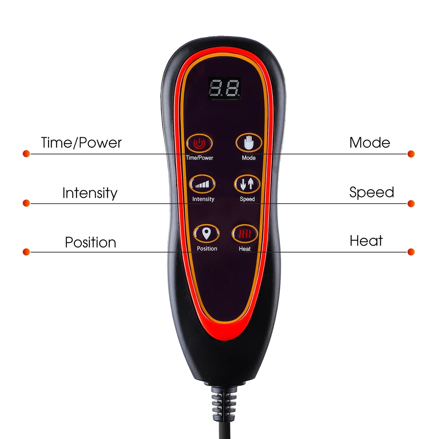 Vibrating Full Body Back Massager Chair