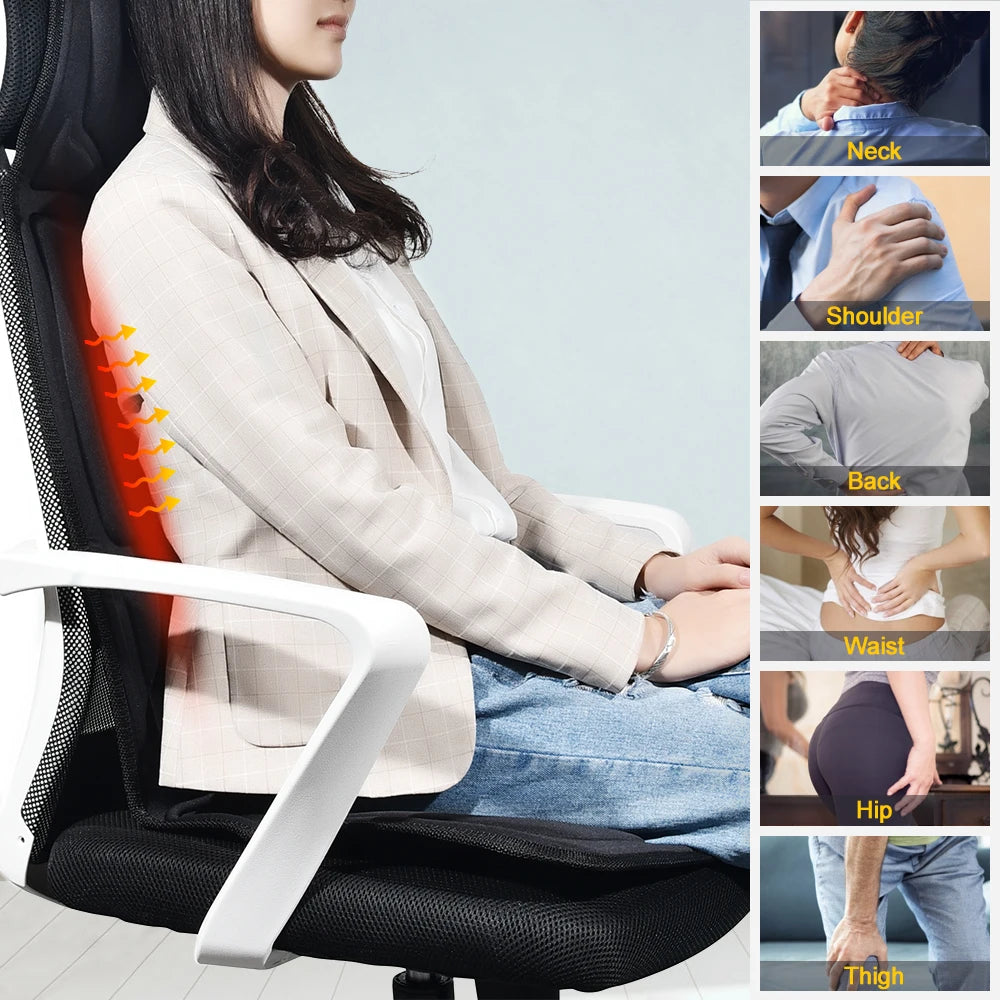 Vibrating Full Body Back Massager Chair