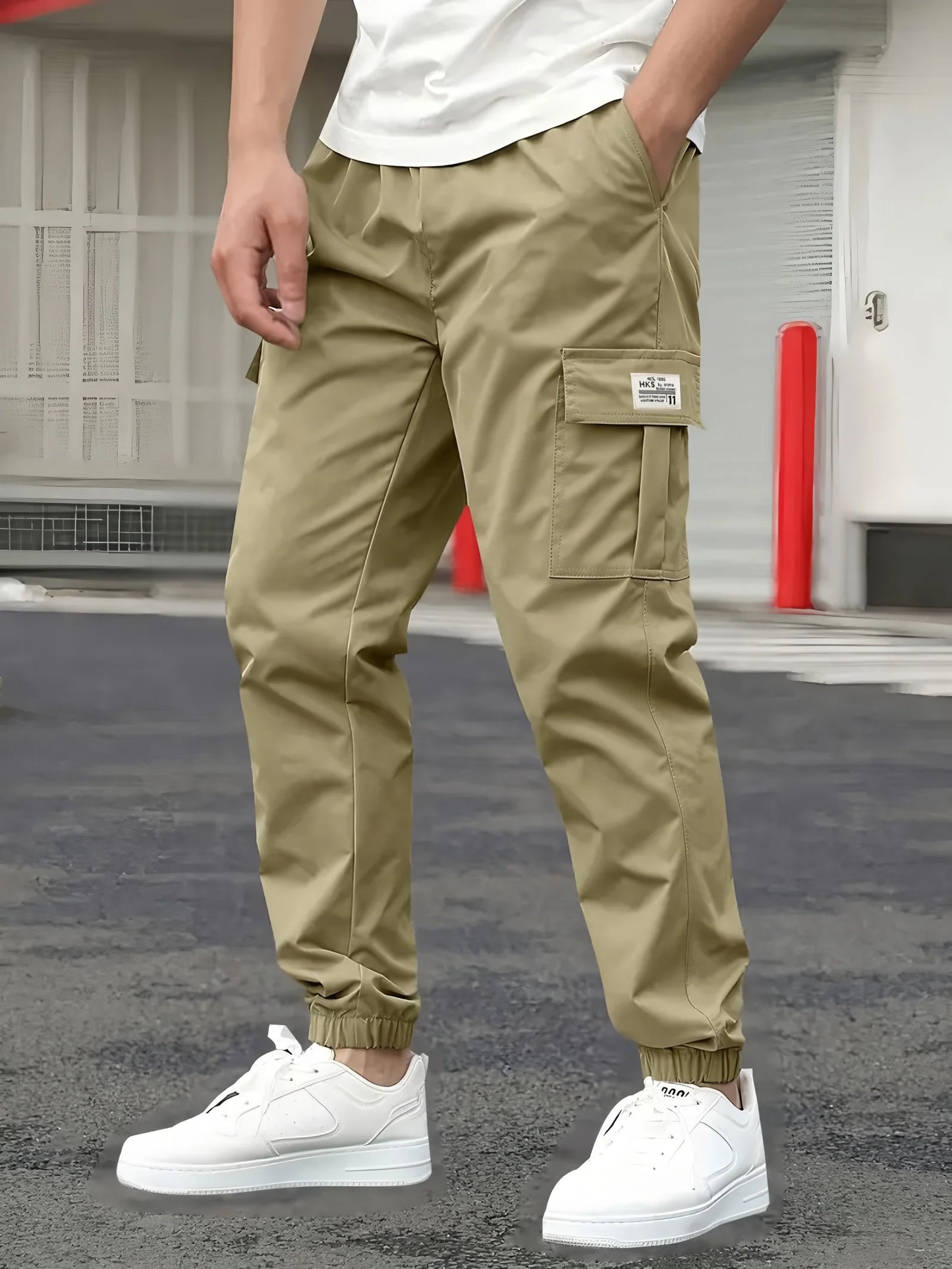 Outdoor Men's Cargo Pants Sweatpants