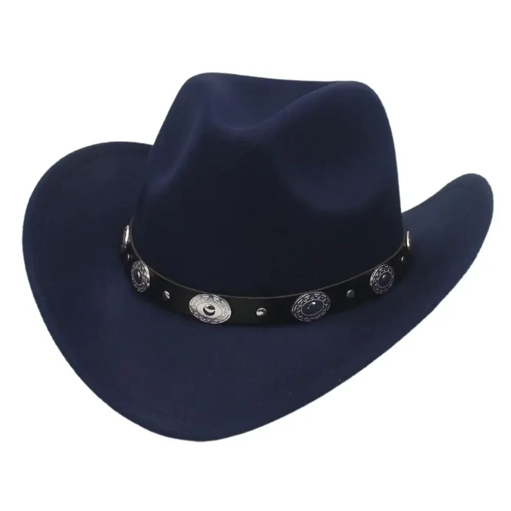 Unisex Western Wide Brim Fedoras Hat