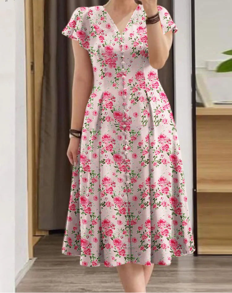 Elegant Floral Dress