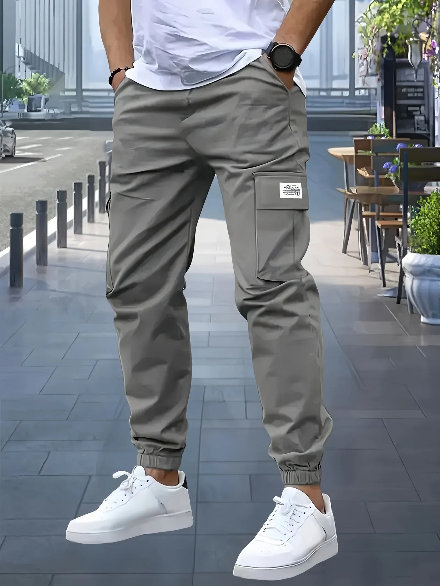 Outdoor Men's Cargo Pants Sweatpants