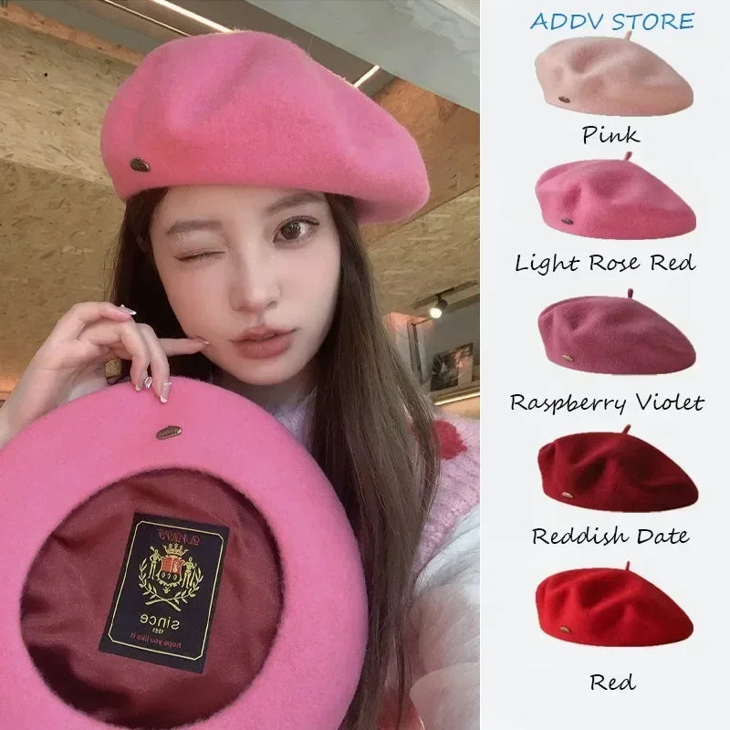 Women's Wool Beret Hat