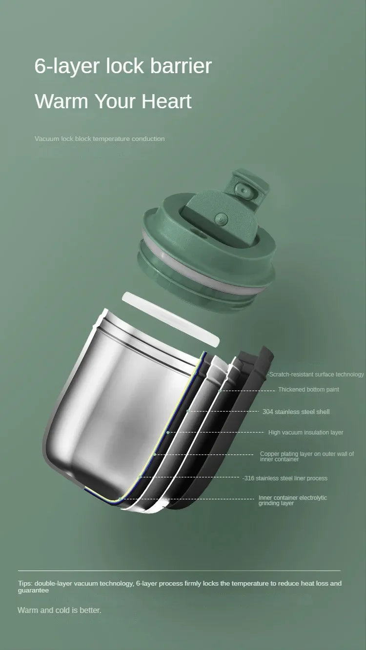 Mini Thermos Bottle Coffee Mug