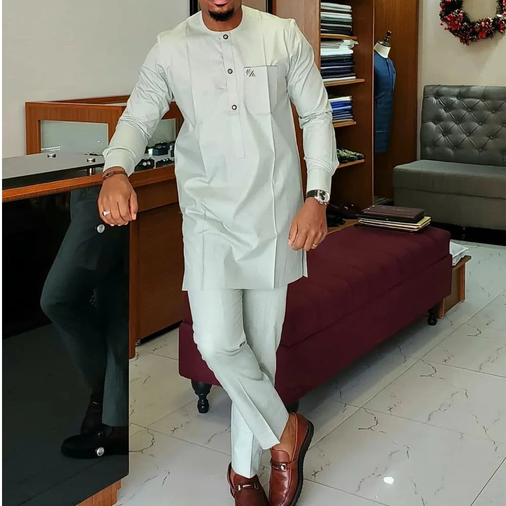 African Traditional Fashionable Men's Suit