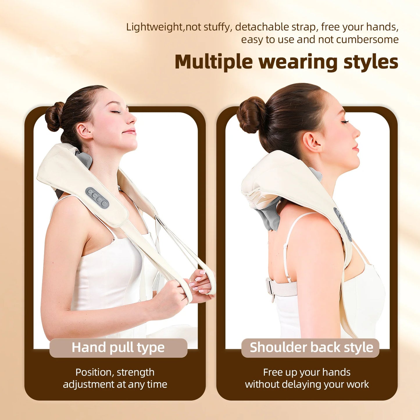 Wireless Shoulder, Neck, and Back Massager