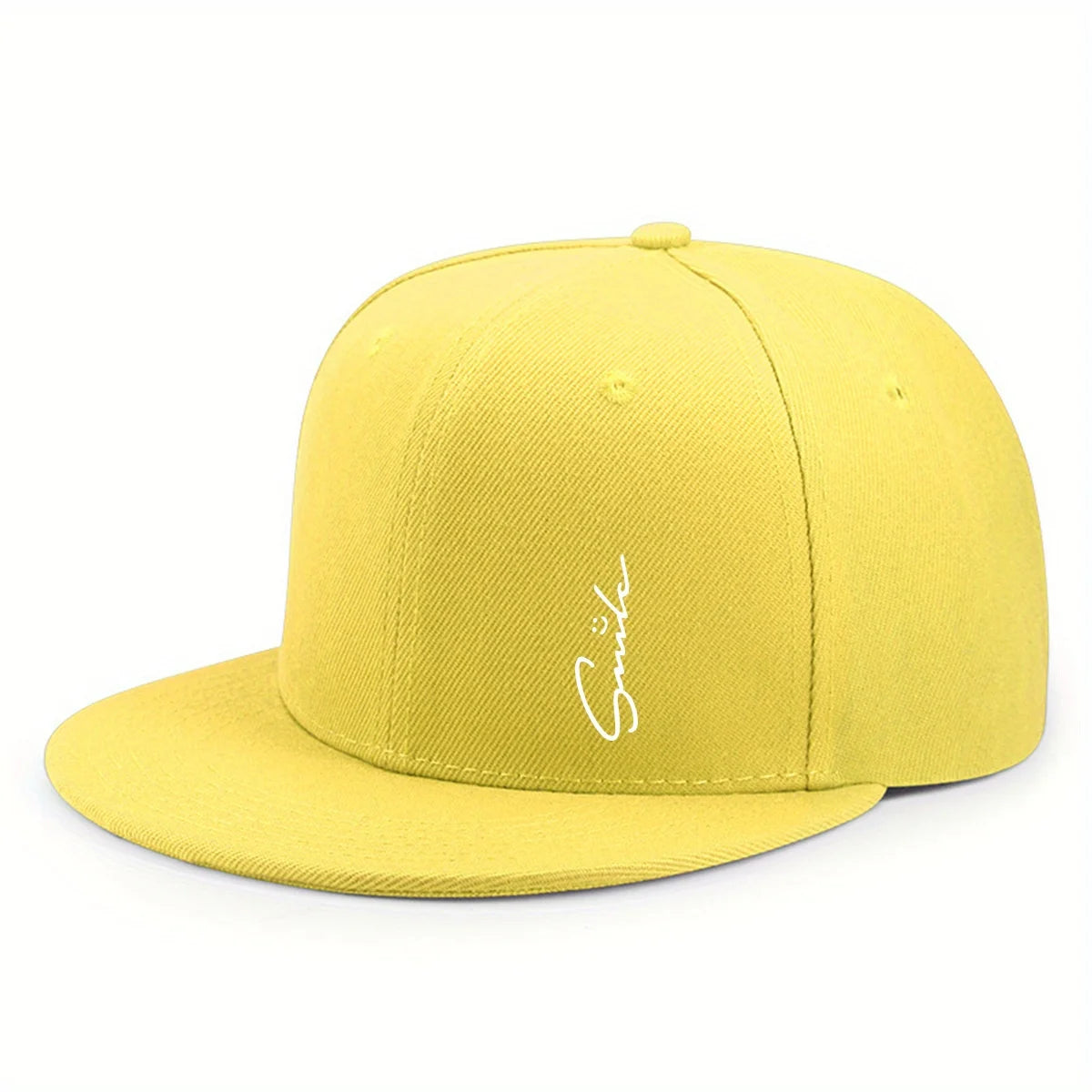Unisex Woven Flat Brim Sun Hat