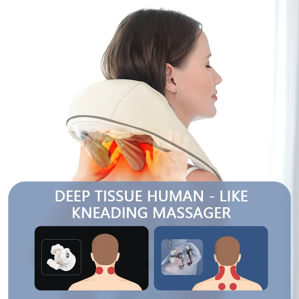 Wireless Shoulder, Neck, and Back Massager