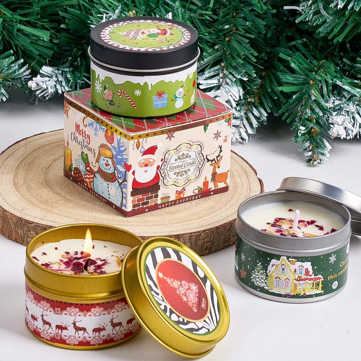 Christmas Fragrance Candle Jar