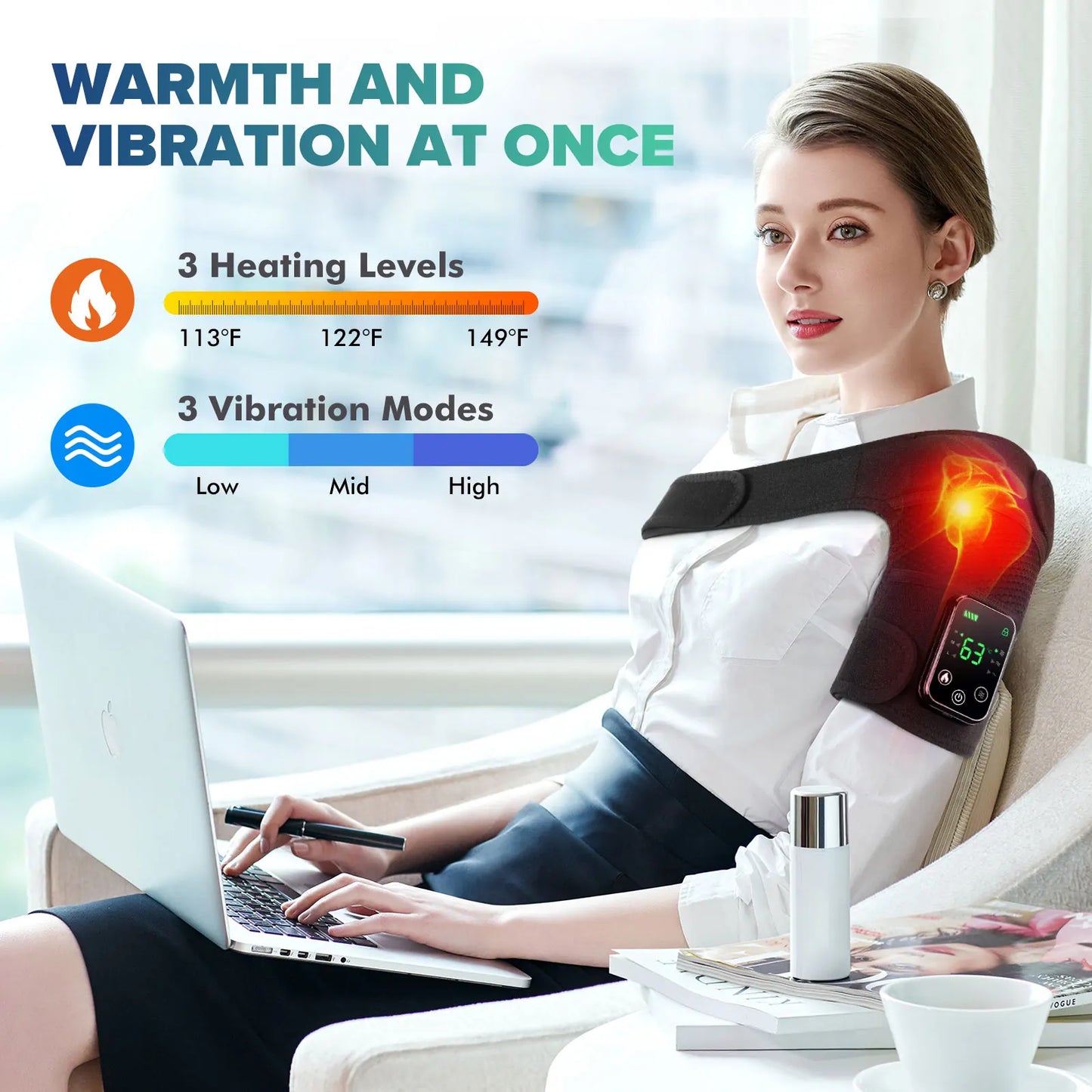Multifunctional Neck, Back & Waist Massager Belt