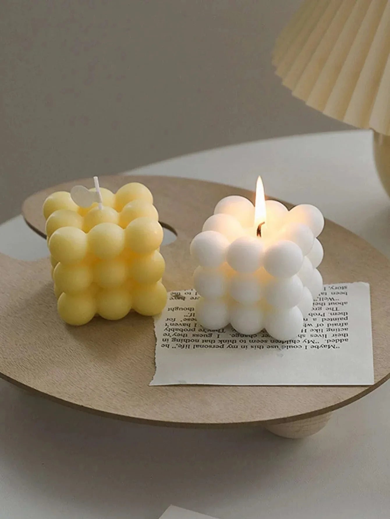 Ball-Shaped Soy Wax Magic Cube Aromatherapy Candle