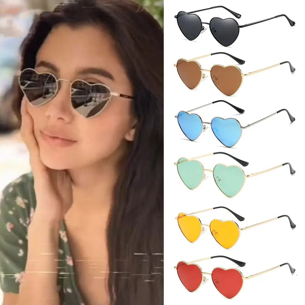 UV400 Protection Heart-Shaped Sunglasses