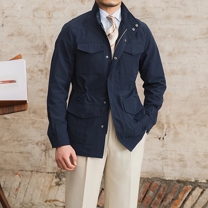 Retro Hunting Men's  Waterproof Jacket