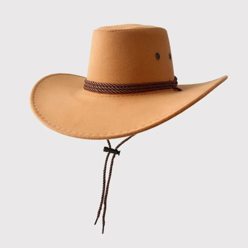 Unisex Western Wide Brim Fedoras Hat