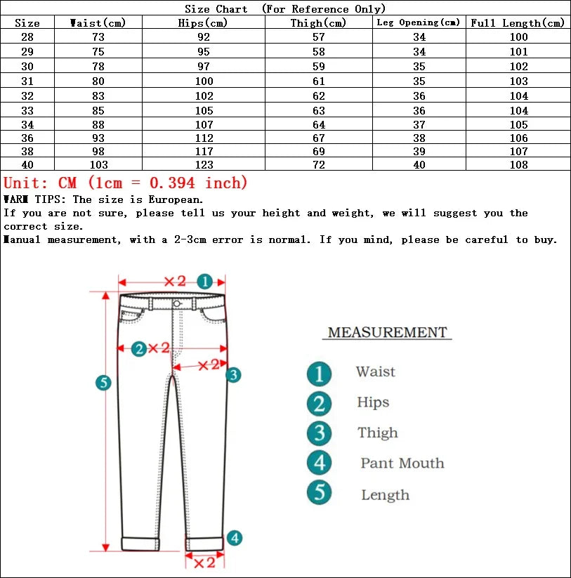 Four Season Men's High Quality Jeans