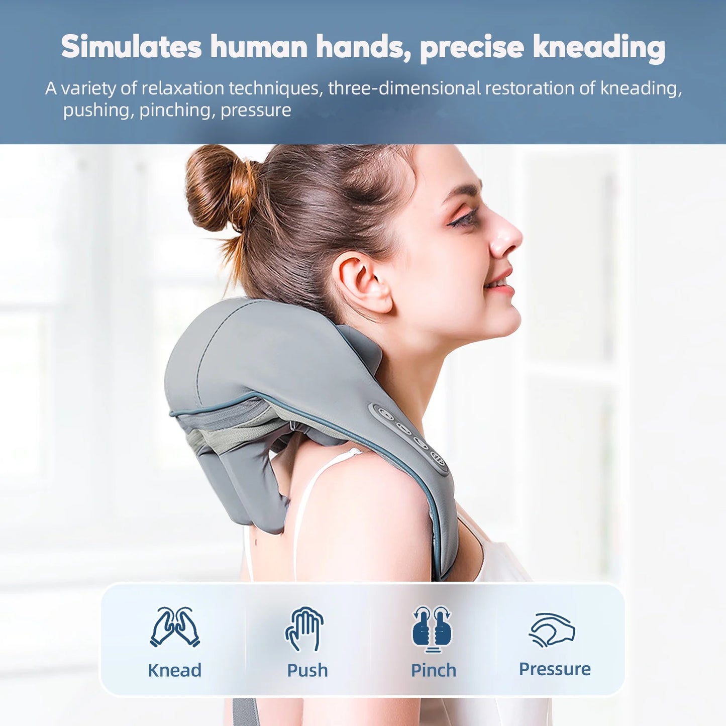 Wireless Shoulder, Neck, and Back Massager