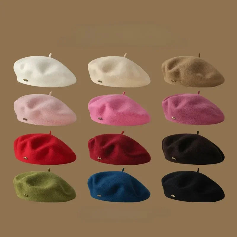 Women's Wool Beret Hat