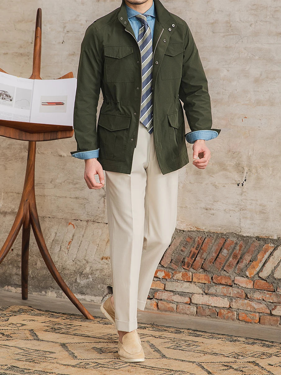 Retro Hunting Men's  Waterproof Jacket