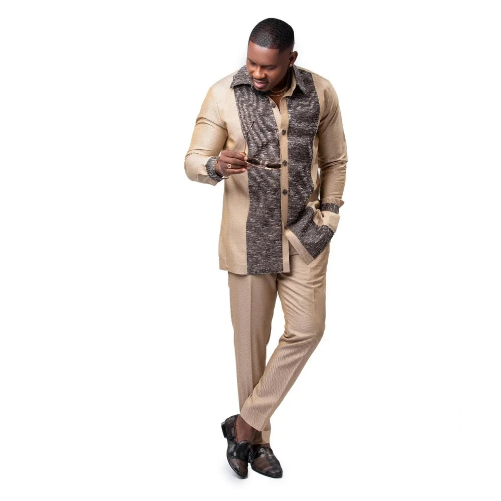 African Traditional Fashionable Men's Suit