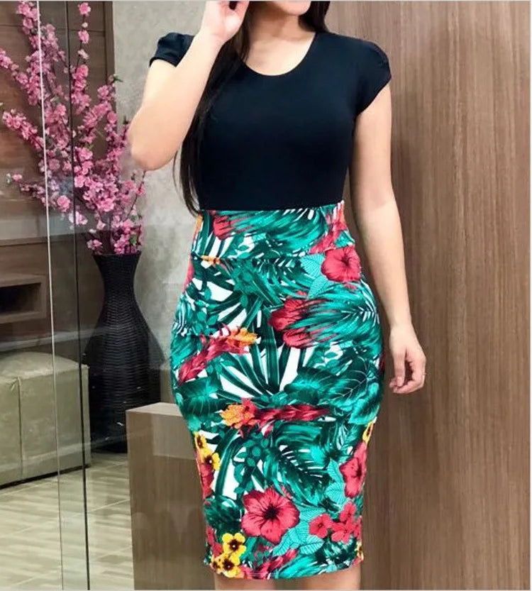 Women's Bodycon Mini Skirt Dress