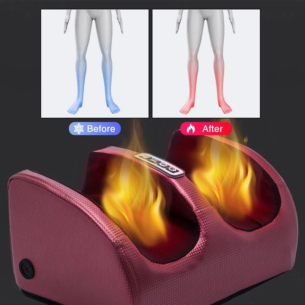 Heated Roller Calf Pain Relief Machine