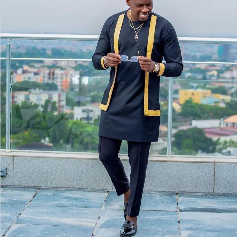 African Traditional Fashionable Men's Suit