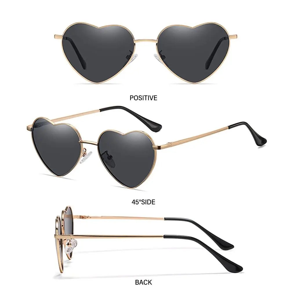 UV400 Protection Heart-Shaped Sunglasses