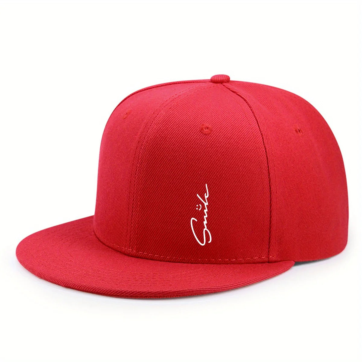 Unisex Woven Flat Brim Sun Hat